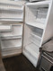 GE 18 CUBIC FOOT REFRIGER TOP FREEZER WIRE SHELVES 2 CRISPER DRAWERS FULL WIDTH WIRE SHELF IN FREEZER WHITE LOCATED IN OUR PORTLAND OREGON APPLIANCE STORE SKU 19364