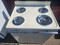 HOTPOINT 30 INCH FREESTANDING ELECTRIC RANGE MANUAL CLEAN OVEN COIL BURNERS 3 SMALL 1 LARGE ALMOND LOCATED IN OUR PORTLAND OREGON APPLIANCE STORE SKU 19365