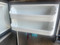 FRIGIDAIRE 18 CUBIC FOOT REFRIGERATOR TOP FREEZER GLASS SHELVES 2 CRISPER DRAWERS 1 DELI PAN WIRE SHELF IN FREEZER STAINLESS LOCATED IN OUR PORTLAND OREGON APPLIANCE STORE SKU 19371