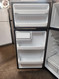 HOTPOINT 17 CUBIC FOOT REFRIGERATOR WIRE SHELVES 2 CRISPER DRAWERS WIRE SHELF IN FREEZER SILVER LOCATED IN OUR PORTLAND OREGON APPLIANCE STORE SKU 19374