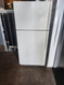 WHIRLPOOL 18 CUBIC FOOT REFRIGERATOR WIRE SHELVES 2 CRISPER DRAWERS WITH GLASS COVER 1 DELI DRAWER FULL WIDTH WIRE SHELF IN FREEZER WHITE LOCATED IN OUR PORTLAND OREGON APPLIANCE STORE SKU 19390