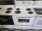 FRIGIDAIRE 30 INCH FREE STANDING ELECTRIC RANGE MANUAL CLEAN OVEN COIL BURNERS 2 LARGE 2 SMALL STORAGE DRAWER WHITE LOCATED IN OU PORTLAND OREGON APPLIANCE STORE SKU 19401