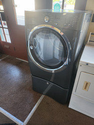 Electrolux 27 Inch 8.0 cu. ft. Electric Dryer with Moisture Sensor, Perfect Steam Instant Refresh, 9 Dry Cycles, 15 Min Fast Dry, Allergen Cycle, Extended Tumble, Luxury-Quiet Sound System Titanium LOCATED IN OUR PORTLAND OREGON APPLIANCE STORE SKU 19405