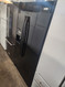 WHIRLPOOL 25 CUBIC FOOT SIDE BY SIDE REFRIGERATOR WITH ICE AND WATER GLASS SHELVES 3 WIRE SHELVES AND PULL OUT BASKET IN FREEZER BLACK LOCATED IN OUR PORTLAND OREGON APPLIANCE STORE SKU 19415