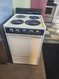 KENMORE 21 INCH FREESTANDING ELECTRIC RANGE MANUAL CLEAN OVEN COIL BURNERS 3 SMALL 1 LARGE ALMOND LOCATED IN OUR PORTLAND OREGON APPLIANCE STORE SKU 19419