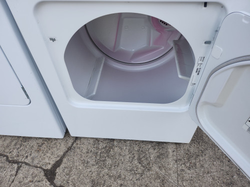 Maytag Centennial Series 29 Inch Electric Dryer with 7.0 cu. ft. Capacity, 13 Cycles, 4 Temperature Settings, Drum Light, Intelli-Dry Sensor and Wrinkle Control Option WHITE LOCATED IN OUR PORTLAND OREGON APPLIANCE STORE SKU 19462