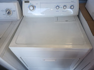 WHIRLPOOL COMMERCIAL QUALITY SUPER CAPACITY PLUS 8 CYCLES 5 TEMPERATURES ELECTRIC DRYER TOP FILTER PULL DOWN DOOR WHITE LOCATED IN OUR PORTLAND OREGON APPLIANCE STORE SKU 19474