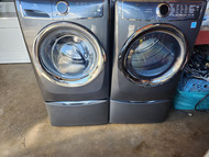ELECTROLUX FRONT LOAD SET WITH PEDESTALS WASHER 5 TEMPERATURE 4 SPEED AND NO SPIN PLUS MORE OPTIONS DRYER 9 DRY SETTINGS 4 TEMPERATURE WITH AIR DRY TIMED AND AUTO DRY LOCATED IN OUR PORTLAND OREGON APPLIANCE STORE SKU 19501