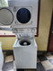 WHIRLPOOL 24 INCH THIN TWIN LAUNDRY CENTER WASHER 6 CYCLE PLUS SOAK SETTING 4 WATER TEMPERATURE OPTIONS 4 WATER LEVELS DRYER 4 CYCLE 2 AUTO 1 TIMED PLUS AIR DRY WHITE LOCATED IN OUR PORTLAND OREGON APPLIANCE STORE SKU 19505