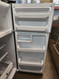 GE 18 CUBIC FOOT REFRIGERATOR TOP FREEZER FULL WIDTH GLASS SHELVES 2 CRISPER DRAWERS WHITE LOCATED IN OUR PORTLAND OREGON APPLIANCE STORE SKU 19512