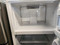 GE 18 CUBIC FOOT REFRIGERATOR TOP FREEZER FULL WIDTH GLASS SHELVES 2 CRISPER DRAWERS WHITE LOCATED IN OUR PORTLAND OREGON APPLIANCE STORE SKU 19512