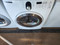 SAMUNG Electric Dryer Stainless Steel Drum 7 Pre-Set Drying Cycles 3-Way Venting System Adjust Time Drum Light Drying Rack End of Cycle Signal Remaining Time Display WHITE LOCATED IN OUR PORTLAND OREGON APPLIANCE STORE SKU 19517