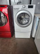 KENMORE FRONT LOAD WASHER WITH PEDESTAL 8 CYCLES 5 TEMPERATURE 4 SPEED PLUS NO SPIN 5 SOIL SETTINGS EXTRA RINSE AUTO SOAK AND PREWASH WHITE LOCATED IN OUR PORTLAND OREGON APPLIANCE STORE SKU 19525
