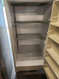FRIGIDAIRE 19 CUBIC FOOT UPRIGHT MANUAL DEFROST 3 SHEVELS 5 DOOR COMPARTMENTS IN THE DOOR FOR EXTRA STORAGE ALMOND LOCATED IN OUR PORTLAND OREGON APPLIANCE STORE SKU 19232