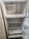 HOTPOINT REFRIGERATOR 14 CUBIC FOOT TOP FREEZER WIRE SHELVES 2 CRISPER DRAWERS COSMETIC ISSUES ON DOORS WHITE LOCATED IN OUR PORTLAND OREGON APPLIANCE STORE SKU 19543