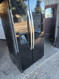 KENMORE 25 CUBIC FOOT SIDE BY SIDE REFRIGRTSTOR WITH ICE AND WATER GLASS SHELVES 2 CRISPER BINS 4 WIRE SHELVES IN FREEZER PLUS PULL OUT BIN BLACK LOCATED IN OUR PORTLAND OREGON APPLIANCE STORE SKU 19555