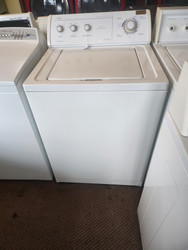 WHIRLPOOL COMMERCIAL SUPER CAPACITY PLUS TOP LOAD WASHER 8 CYCLE 5 SPEED COMBINATIONS 3 WATER LEVELS 4 TEMPERATURE OPTIONS WHITE LOCATED IN OUR PORTLAND OREGON APPLIANCE STORE SKU 19575