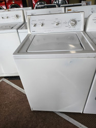 KENMORE HEAVY DUTY SUPER CAPACITY PLUS TOP LOAD WASHER 6 CYCLE PLUS PREWASH AND SOAK OPTION 3 WATER LEVEL 4 TEMPERATURE SETTINGS 2 SPEED MOTOR WHITE LOCATED IN OUR PORTLAND OREGON APPLIANCE STORE SKU 19606