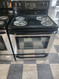FRIGIDAIRE 30 INCH FREESTANDING ELECTRIC RANGE COIL BURNERS 2 LARGE 2 SMALL SELF CLEANING OVEN STAINLESS AND BLACK LOCATED IN OUR PORTLAND OREGON APPLIANCE STORE SKU 19611 FRIGIDAIRE 30 INCH FREESTANDING ELECTRIC RANGE COIL BURNERS 2 LARGE 2 SMALL SELF CLEANING OVEN STAINLESS AND BLACK LOCATED IN OUR PORTLAND OREGON APPLIANCE STORE SKU 19611