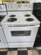 WHIRLPOOL 30 INCH FREESTANDING ELECTRIC MANUAL CLEAN RANGE COIL BURNERS 3 SMALL 1 LARGE WHITE LOCATED IN OUR PORTLAND OREGON APPLIANCE STORE SKU 19623