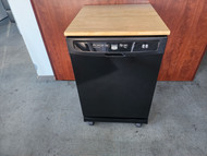 MAYTAG PORTABLE DISHWASHER 4 CYCLE HIGH TEMPERATURE WASH HEATED DRY BLACK LOCATED IN OUR PORTLAND OREGON APPLIANCE STORE SKU 19635