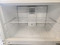 Hotpoint 28 Inch Top-Freezer Refrigerator with 2 Fresh Food Shelves, Dairy Compartment, Reversible Hinges, Gallon Door Storage, ADA Compliant and Never Clean Condenser: White, Right Hinge Door Swing WHITE LOCATED IN OUR PORTLAND OREGON STORE SKU 19644