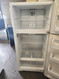 Hotpoint 28 Inch Top-Freezer Refrigerator with 2 Fresh Food Shelves, Dairy Compartment, Reversible Hinges, Gallon Door Storage, ADA Compliant and Never Clean Condenser: White, Right Hinge Door Swing WHITE LOCATED IN OUR PORTLAND OREGON STORE SKU 19644