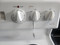 HOTPOINT 30 INCH FREESTANDING ELECTRIC RANGE COIL BURNERS 2 LARGE 2 SMALL MANUAL CLEAN OVEN WHITE LOCATED IN OUR PORTLAND OREGON APPLIANCE STORE SKU 19648