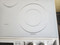 GE 30 INCH SLIDE-IN GLASS TOP ELECRTIC RANGE 5 BURNER 1 BRIDGE 1 LARGE DUAL CENTER WARMING BURNER 2 SMALL HI-LO BROIL SETTING SELF CLEANING OVEN WHITE LOCATED IN OUR PORTLAND OREGON STORE SKU 19662