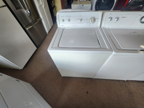 KENMORE HEAVY DUTY SUPER CAPACITY PLUS 6 CYCLES PLUS EXTRA RINSE WITH PREWASH AND SOAK OPTIONS 2 SPEED MOTOR 4 LEVEL AND 4 TEMPERATURE SETTINGS WHITE LOCATED IN OUR PORTLAND OREGON APPLIANCE STORE SKU 19685