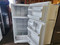 GE 18 CUBIC FOOT REFRIGERATOR TOP FREEZER ADJUSTABLE WIRE SHELVES 2 CRISPER DRAWERS WITH GLASS COVER FULL WIDTH WIRE SHELF IN FREEZER WHITE LOCATED IN OUR PORTLAND OREGON APPLIANCE STORE SKU 19587