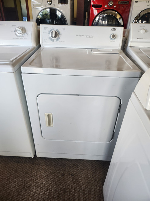 ESTATE HEAVY DUTY EXTRA LARGE CAPACITY 5 CYCLE 3 TEMPERATURE ELECTRIC DRYER TOP FILTER SWING OPEN DOOR THIS DRYER HAS 30 MINUTE TIMER WHITE LOCATED IN OUR PORTLAND OREGON APPLIANCE STORE SKU 19691
