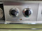 GE VINTAGE 40 INCH DOUBLE OVEN COIL BURNERS 2 LARGE 2 SMALL PUSH BUTTON SWITCHES WINDOW IN LARGE OVEN DOOR 2 STORAGE DRAWERS AVOCADO GREEN LOCATED IN OUR PORTLAND OREGON APPLIANCE STORE SKU 19719