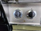 GE VINTAGE 40 INCH DOUBLE OVEN COIL BURNERS 2 LARGE 2 SMALL PUSH BUTTON SWITCHES WINDOW IN LARGE OVEN DOOR 2 STORAGE DRAWERS AVOCADO GREEN LOCATED IN OUR PORTLAND OREGON APPLIANCE STORE SKU 19719