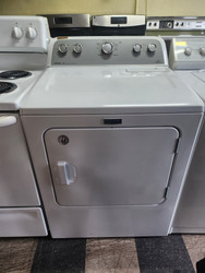 Maytag MEDX655DW 29 Inch 7.0 cu. ft. Electric Dryer with 13 Drying Cycles, 5 Temperature Settings, Sanitize Cycle and Intelli-Dry Sensor WHITE LOCATED IN OUR PORTLAND OREGON APPLIANCE STORE SKU 19737