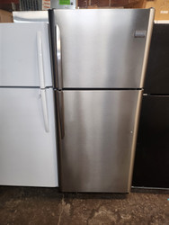 Frigidaire Gallery Series FGHT2132PF 20.6 cu. ft. Top-Freezer Refrigerator with 2 SpillSafe Glass Shelves, Gallon Door Storage, Cool Zone Drawer, Humidity-Controlled Crispers and Optional Ice Maker: Stainless Steel