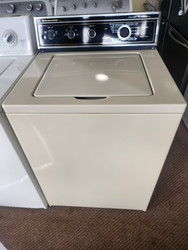 KITCHENAID EXTRA CAPACITY HEAVY DUTY TOP LOAD WASHER WITH 3 SPEED MOTOR 5 TEMPERATURE SETTINGS EXTRA RINSE ALMOND LOCATED IN OUR PORTLAND OREGON APPLIANCE STORE SKU 19827