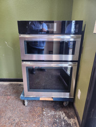 Jenn-Air Euro-Style Series 30 Inch Double Combination Smart Electric Wall Oven with 6.4 Cu. Ft. Total Capacity Dual-Fan Convection System Speed-Cook, Self-Clean, add 30 Seconds STAINLESS LOCATED IN OUR PORTLAND OREGON APPLIANCE STORE SKU 19833