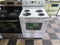 WHIRLPOOL 30 INCH FREESTANDING ELECTRIC RANGE COIL BURNERS 2 LARGE 2 SMALL CUSTOM BROIL SETTING SELF CLEANING OVEN STORAGE DRAWER WHITE LOCATED IN OUR PORTLAND OREGON APPLIANCE STORE SKU 19849