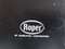 ROPER BY WHIRLPOOL 30 INCH FREESTANDING ELECTRIC RANGE COIL BURNERS 2 LARGE 2 SMALL SELF CLEANING OVEN ALMOND WITH BLACK GLASS DOOR LOCATED IN OUR PORTLAND OREGON APPLIANCE STORE SKU 19906