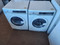 ELECTROLUX 24 INCH WASH AND VENTLESS DRYER WASHER FRONT LOAD 5 WASHE SETTINGS PLUS STEAM CYCLE RINSE AND SPIN DRYER 7 CYCLE DRY OPTIONS DOOR COVER MISSING ON PUMP CLEAN OUT SEE PIC WHITE SKU  19916