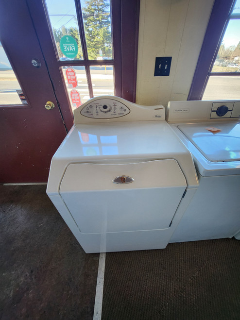 NEPTUNE ELECTRIC DRYER WITH TOUCH SCREEN WRINKLE PREVENT 4 TEMPERATURE OPTIONS SENSOR DRY TIME DRY LARGE OPEN DOOR ALMOND LOCATED IN OUR PORTLAND OREGON APPLIANCE STORE SKU 19919