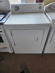 ESTATE BY WHIRLPOOL HEAVY DUTY SUPER CAPACITY ELECTRIC DRYER 4 CYCLE 2 AUTO DRY 1 TIMED PLUS AIR DRY SETTING TOP FILTER SWING OPEN DOOR WHITE LOCATED IN OUR PORTLAND OREGON APPLIANCE STORE SKU 19931