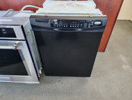 Whirlpool Gold 24 Inch Built-in Dishwasher with 6 Automatic Cycles, 14 Place Setting Capacity & Automatic Purge Filtration: Black on Black LOLCATED IN OUR PORTLAND OREGON APPLIANCE STORE SKU 19938