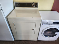 MAYTAG HEAVY DUTY ELECTRIC DRYER WITH AUTO DRY CONTROL WRINKLE GUARD 4 DRYING OPTIONS TIMED DRY HIGH HEAT 2 AUTO DRY 1 LOW HEAT 1 HIGH HEAT PLUS AIR DRY ALMOND LOCATED IN OUR PORTLAND OREGON APPLIANCE STORE SKU 19939