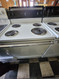 HOTPOINT 30 FREESTANDING ELECTRIC RANGE COIL BURNERS 3 SMALL 1 LARGE MANUAL CLEAN OVEN WHITE LOCATED IN OUR PORTLAND OREGON APPLIANCE STORE SKU 19979