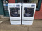 MAYTAG MAXIMA FRONT LOAD WASHER AND DRYER SET WITH PEDESTALS WASHER 11 CYCLE OPTIONS 5 TEMPERATURE SETTINGS 4 SPEED PLUS NO SPIN 5 AUTO DRY AND 2 TIMED WRINKLE PREVENT WHITE SKU 19987