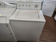 KENMORE HEAVY DUTY SUPER CAPACITY PLUS TOP LOAD WASHER 8 WASH OPTIONS 2ND RINSE 2 SPEED MOTOR 5 TEMPERATURE 3 MANUAL 2 AUTO 4 WATER LEVEL SETTINGS WHITE LOCATED IN OUR PORTLAND OREGON APPLIANCE STORE SKU 19988