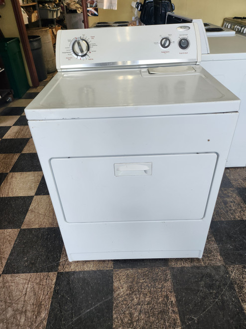 Whirlpool 29 Inch Electric Dryer with 7.0 cu. ft. Capacity, 10 Automatic Dry Cycles, 5 Temperature Options, Wrinkle Shield Option, Timed Dry and Wide-Opening Hamper Door LOCATED IN OUR PORTLAND OREGON APPLIANCE STORE SKU 19990