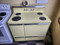GE VINTAGE 40 INCH DOUBLE OVEN MANAUL CLEAN OVEN COIL BURNERS 3 SMALL 1 LARGE PUSH BUTTON BURNER SWITCHES 2 STORAGE DRAWERS PALE/ LEMON YELLOW LOCATED IN OUR PORTLAND OREGON APPLIANCE STORE SKU 20007